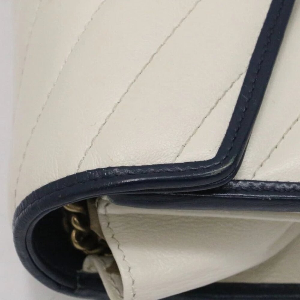 Gucci GG Marmont Torchon Wallet On Chain - Picture 12 of 14